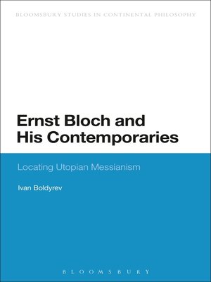 cover image of Ernst Bloch and His Contemporaries